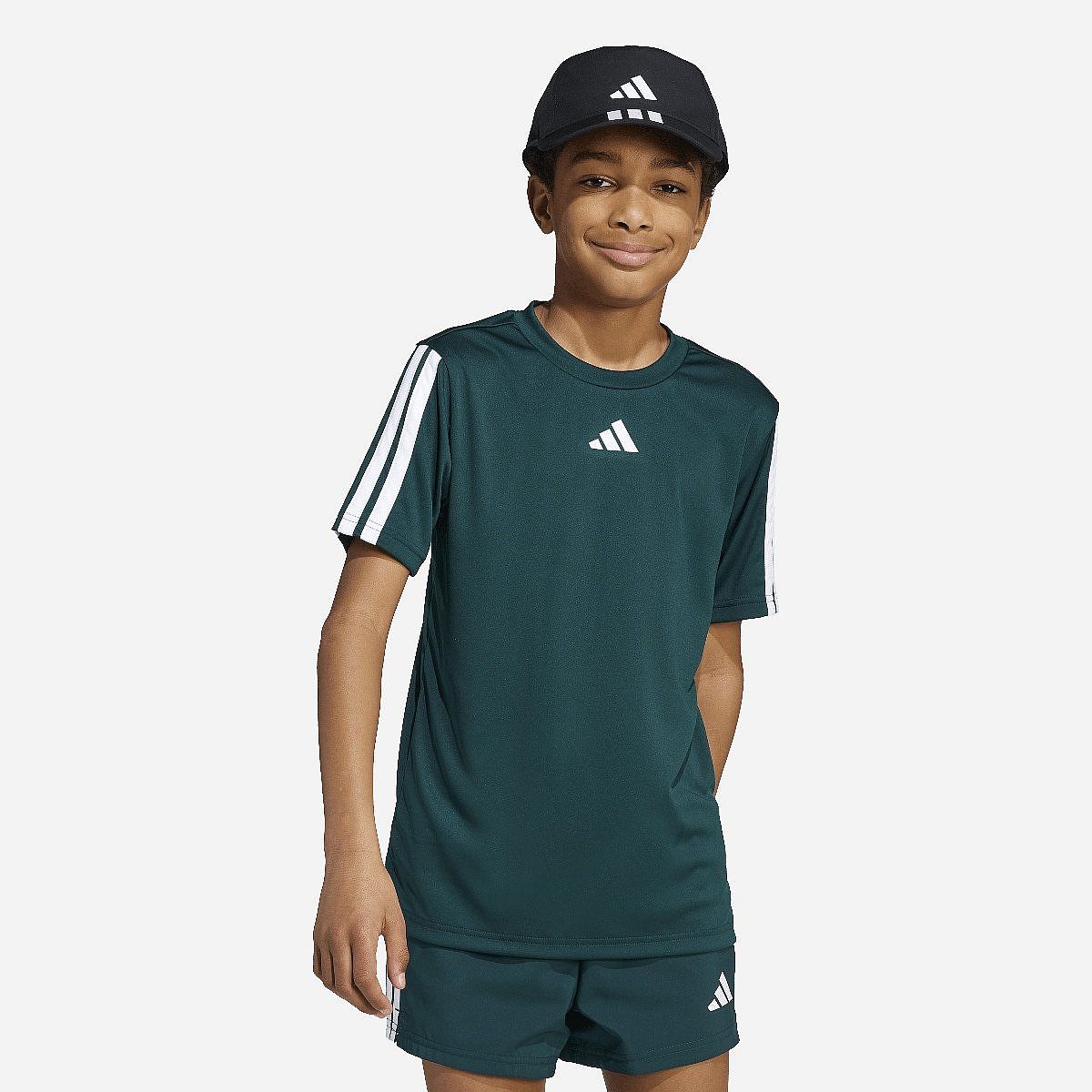 Adidas Training Essentials 3-Stripes T-Shirt Junior Adidas Training Essentials 3-Stripes T-Shirt Junior