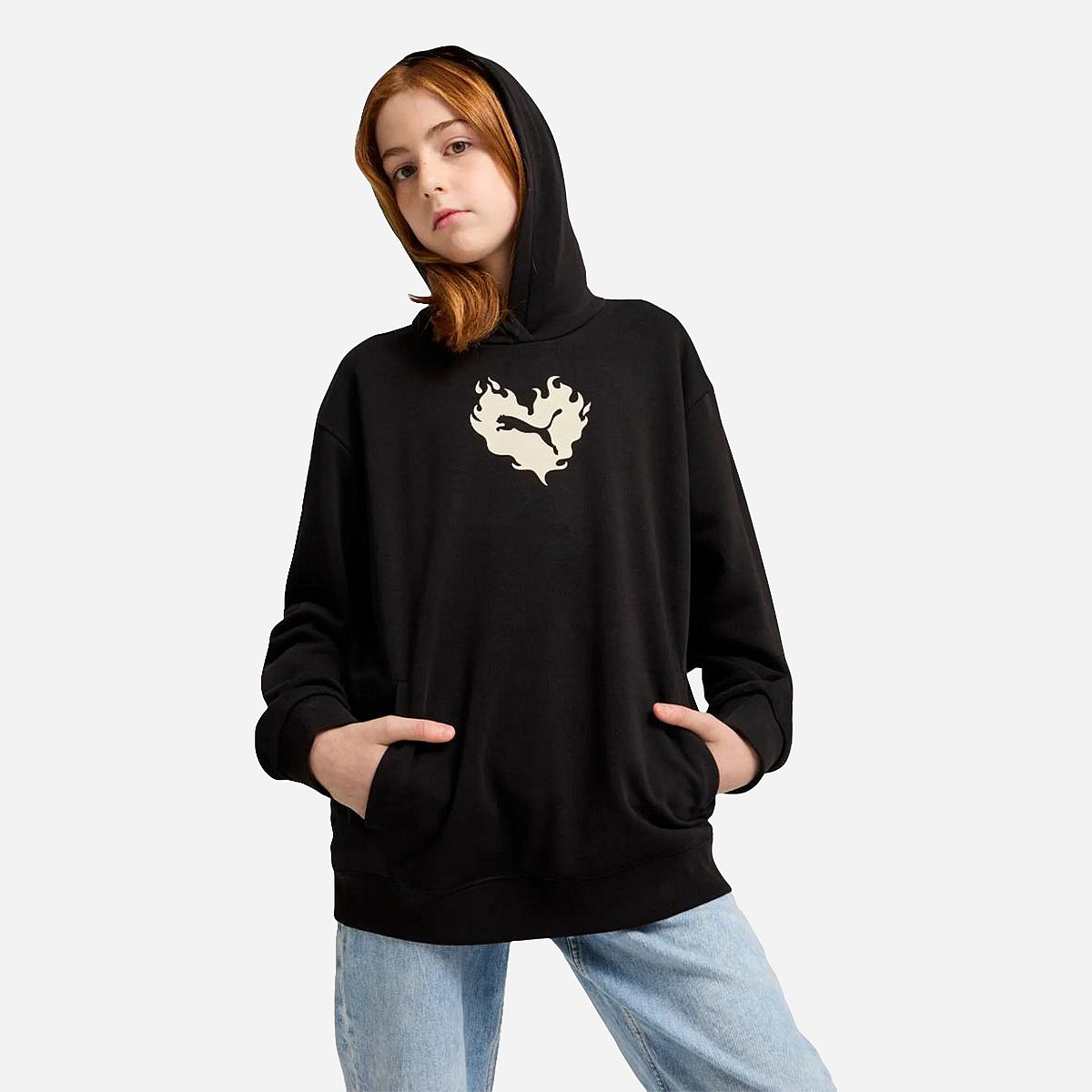 Puma Flaming Love Hoodie Meisjes