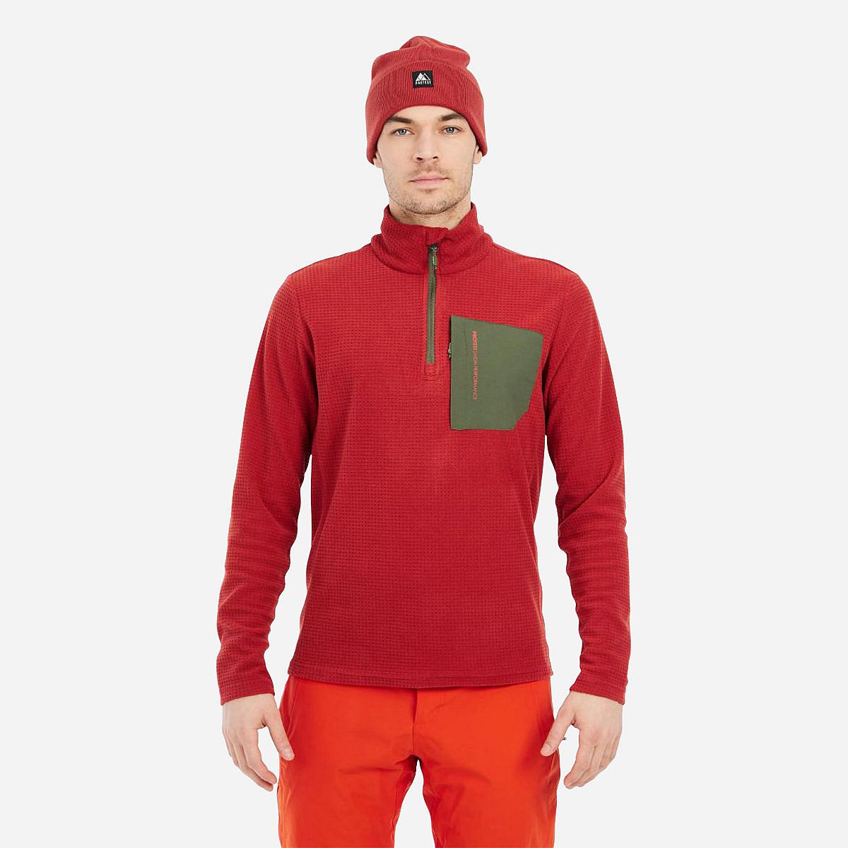 Protest Prtcare 1/4 Zip Active Top Ski Pully Heren