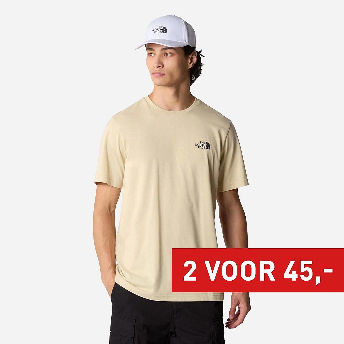 The North Face Simple Dome T-Shirt Heren The North Face Simple Dome T-Shirt Heren