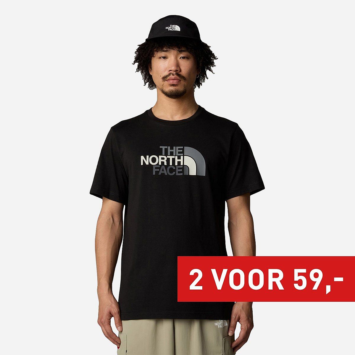 The North Face Short Sleeve Easy T-Shirt Heren The North Face Short Sleeve Easy T-Shirt Heren