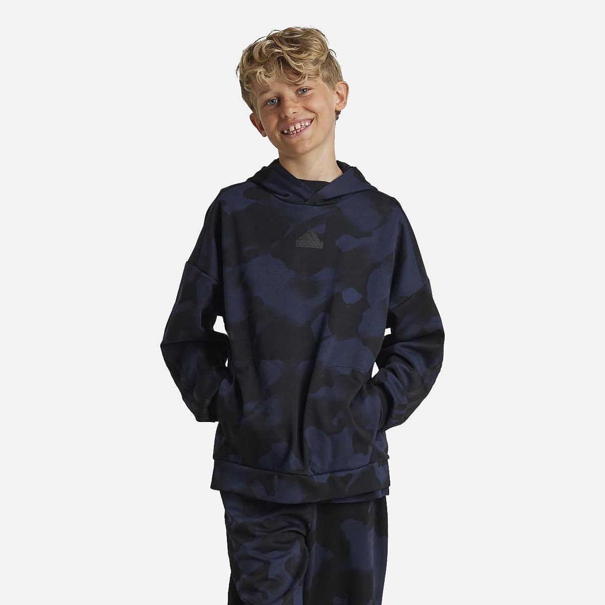 Adidas Future Icons Camo Printed Hoodie Junior Adidas Future Icons Camo Printed Hoodie Junior