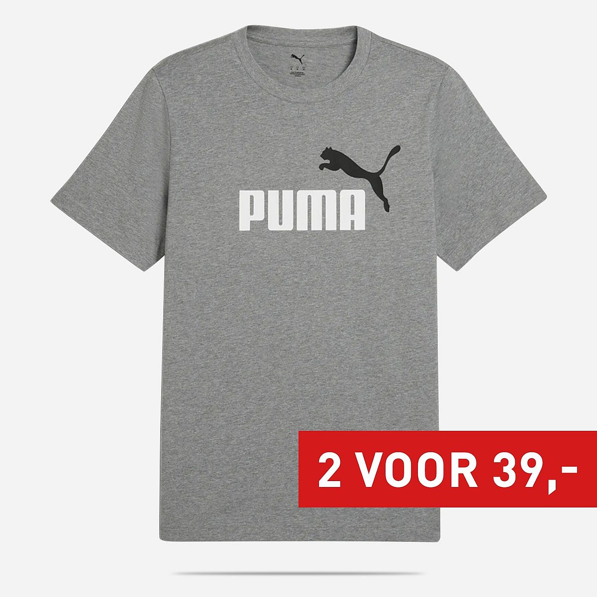 Puma Essentials  Logo T-Shirt Heren Puma Essentials  Logo T-Shirt Heren