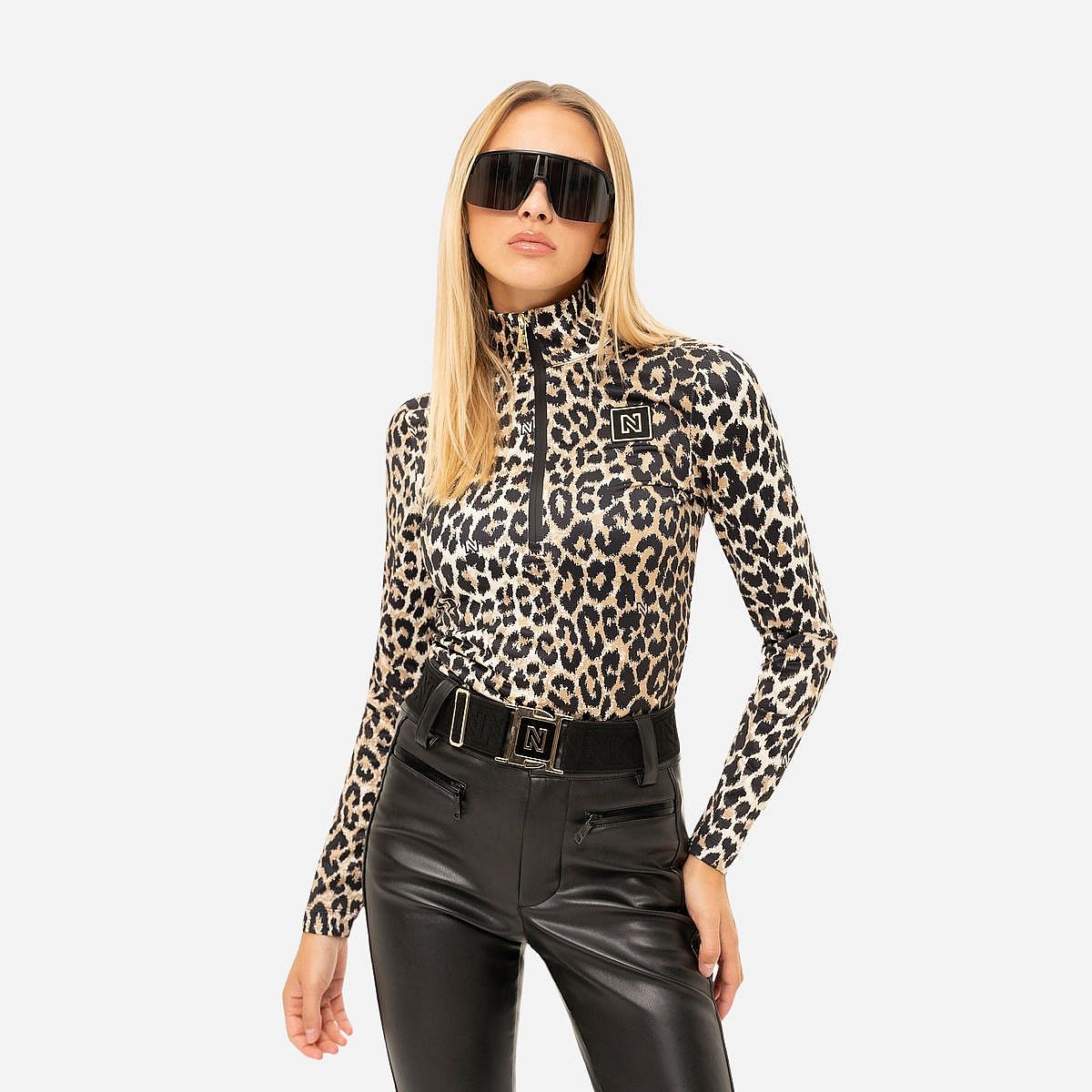 Nikkie Nantes Leopard Ski Pully Dames