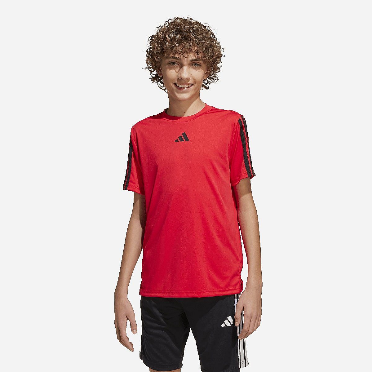 Adidas Training Essentials 3-Stripes T-Shirt Junior Adidas Training Essentials 3-Stripes T-Shirt Junior