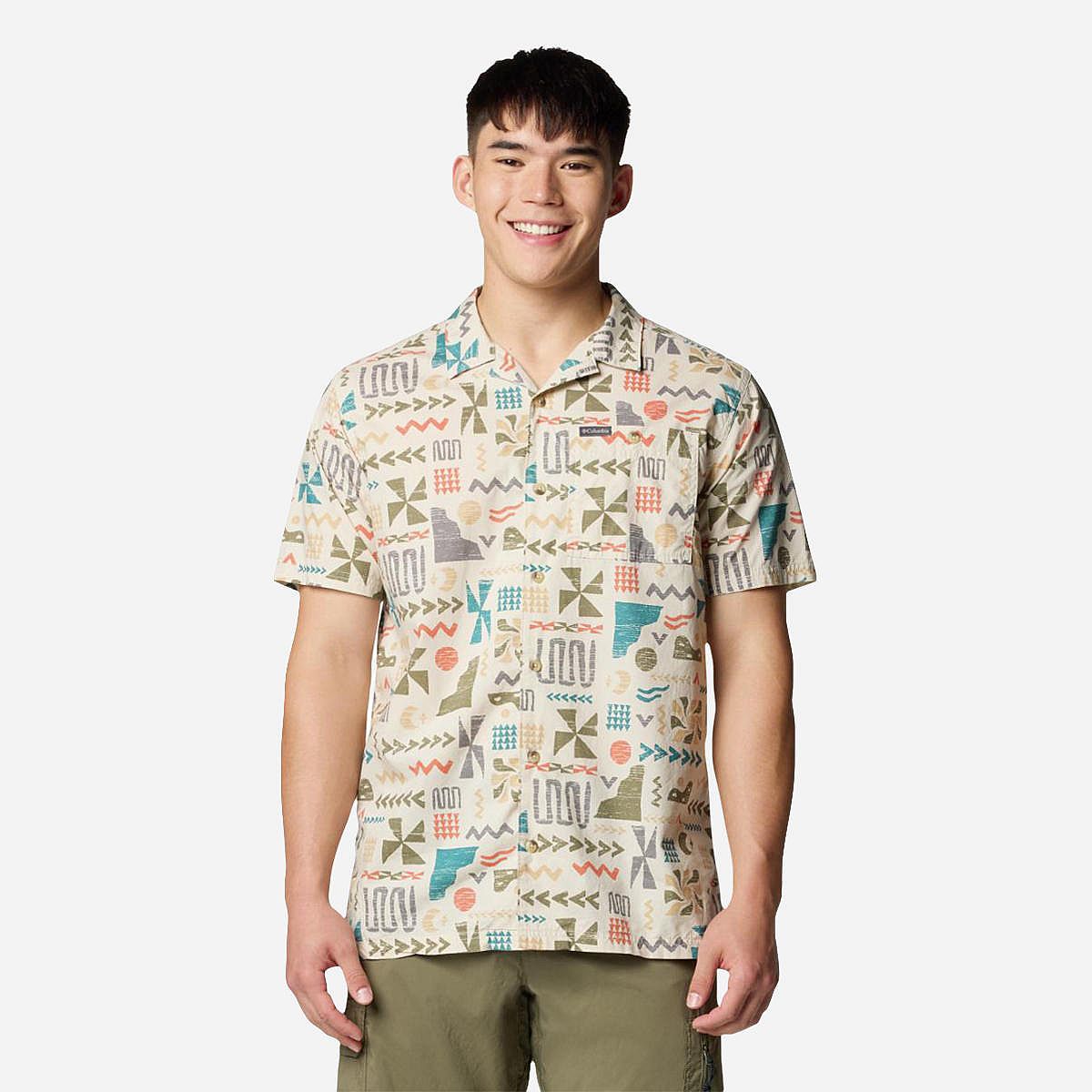 Columbia Pine Canyon Shorts Sleeve Shirt Heren