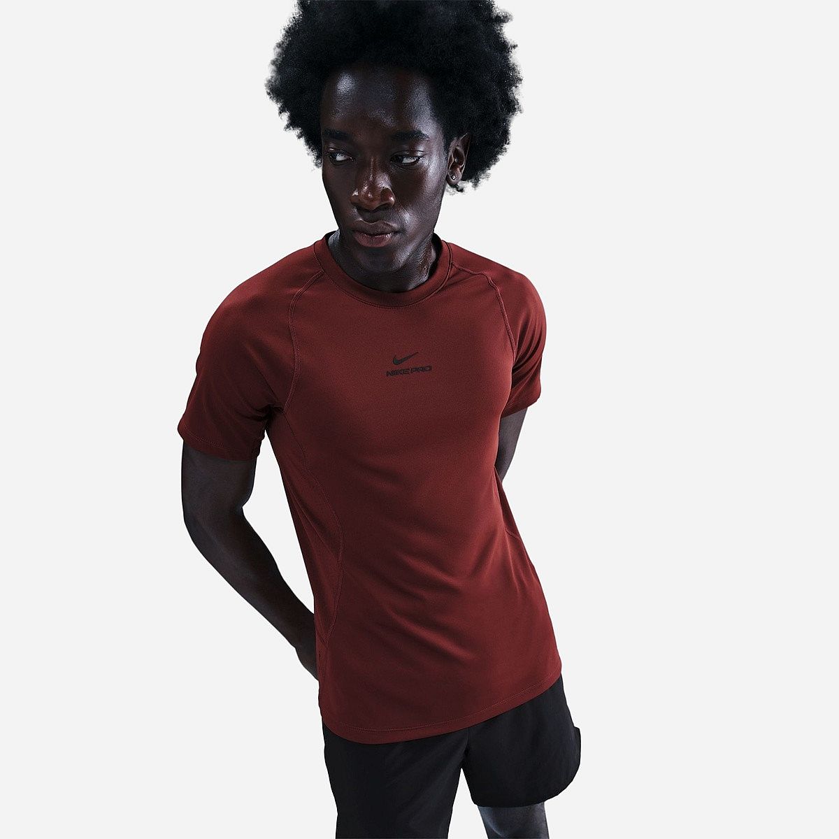 Nike Pro Training Dri-Fit T-Shirt Korte Mouw Heren