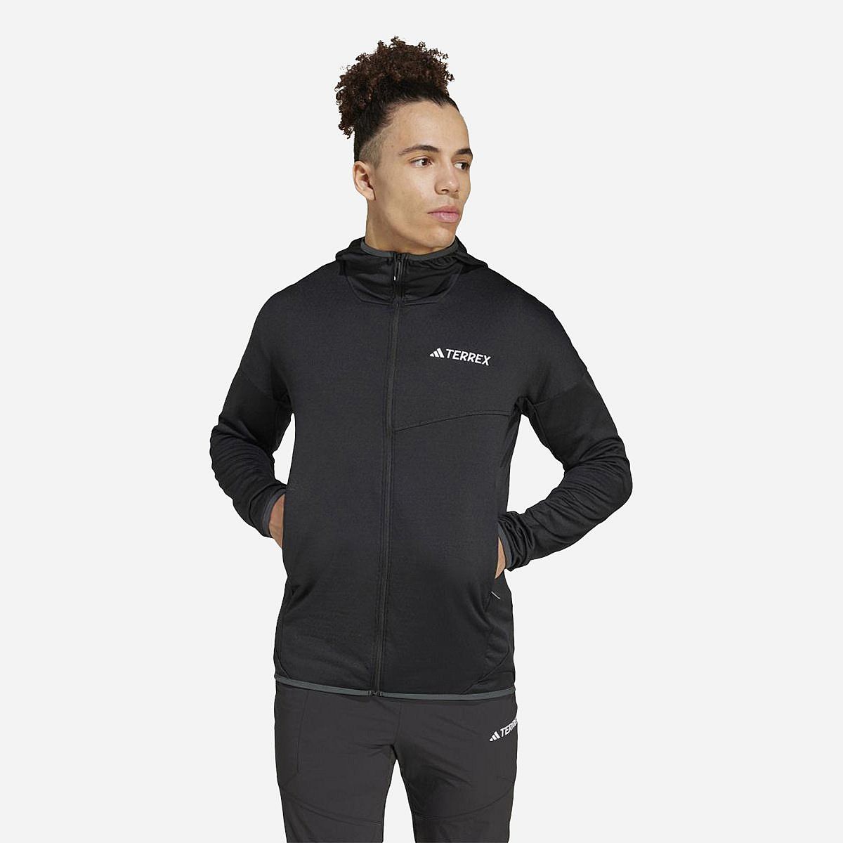 Adidas Terrex Xperior Climawarm Light Fleece Hooded Jas Heren