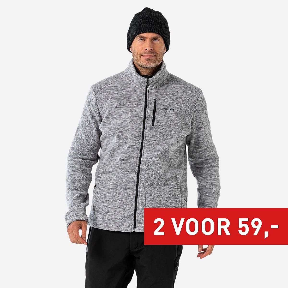 Falcon Robby Full-Zip Fleece Pully Heren Falcon Robby Full-Zip Fleece Pully Heren