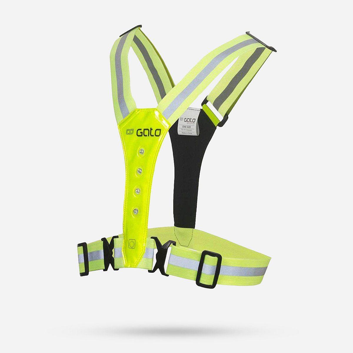 Gato Safer Sport Led Vest USB oplaadbaar Gato Safer Sport Led Vest USB oplaadbaar
