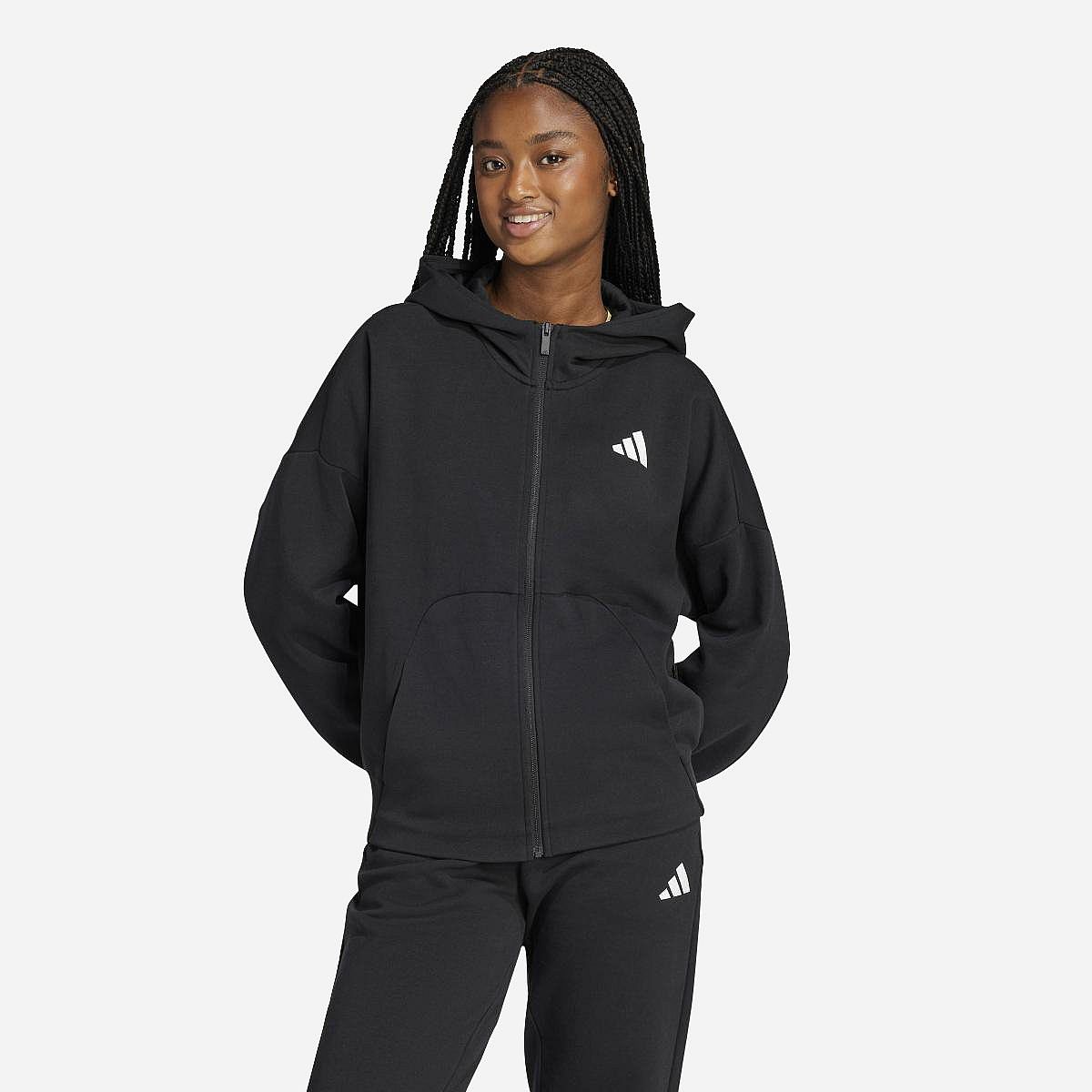 Adidas Future Icons Small Logo Full-Zip Hoodie Dames Adidas Future Icons Small Logo Full-Zip Hoodie Dames