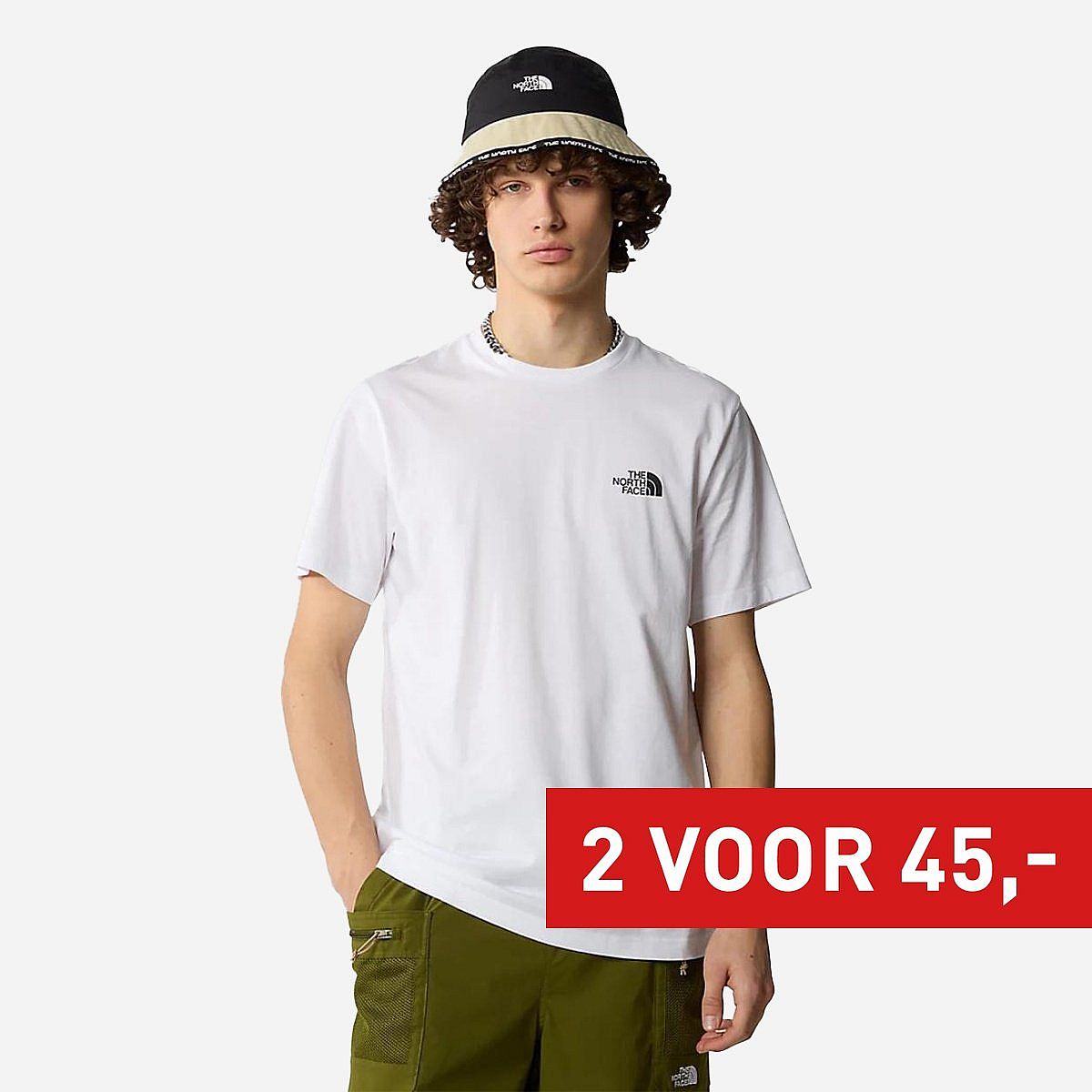 The North Face Simple Dome T-Shirt Heren The North Face Simple Dome T-Shirt Heren