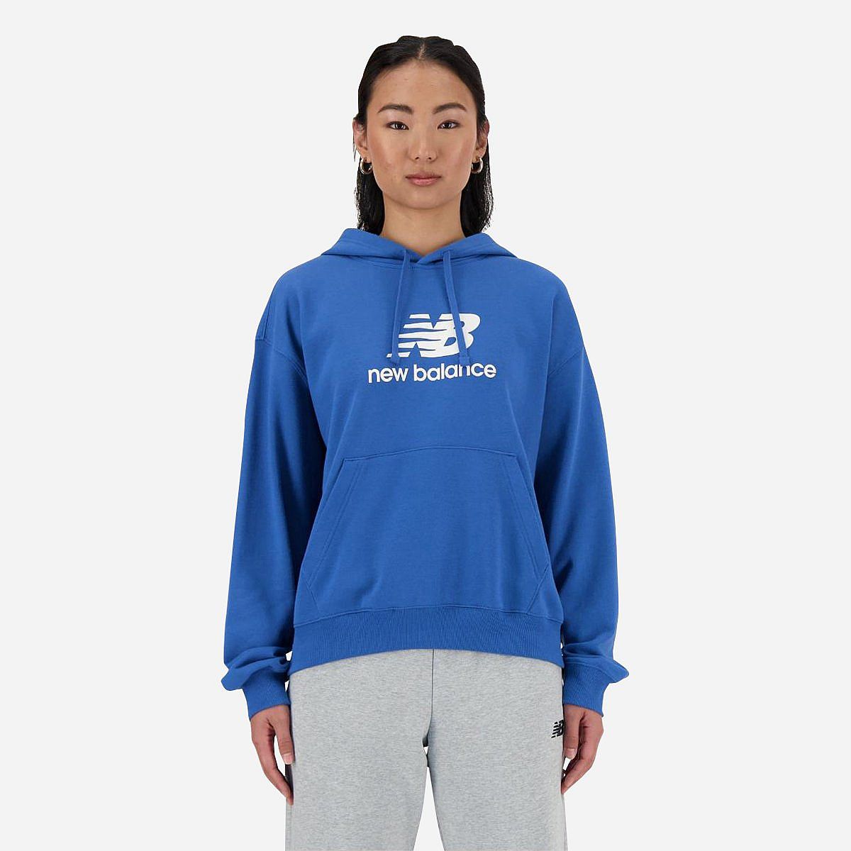 New Balance French Terry Stack Hoodie Dames New Balance French Terry Stack Hoodie Dames