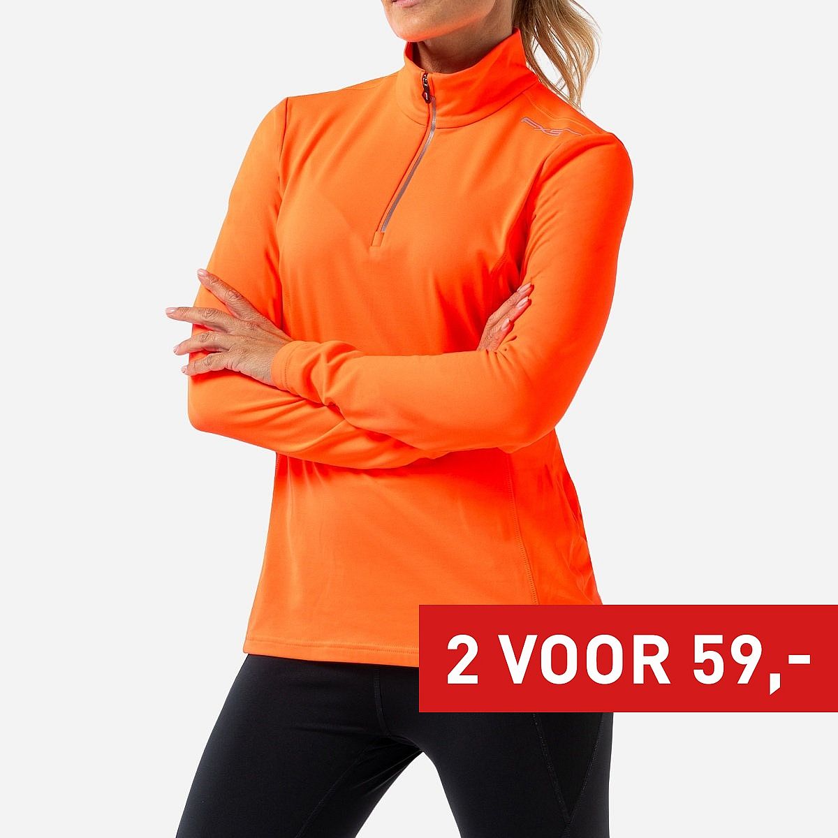 Falcon Cheetah Lady Running T-Shirt Lange Mouw Dames