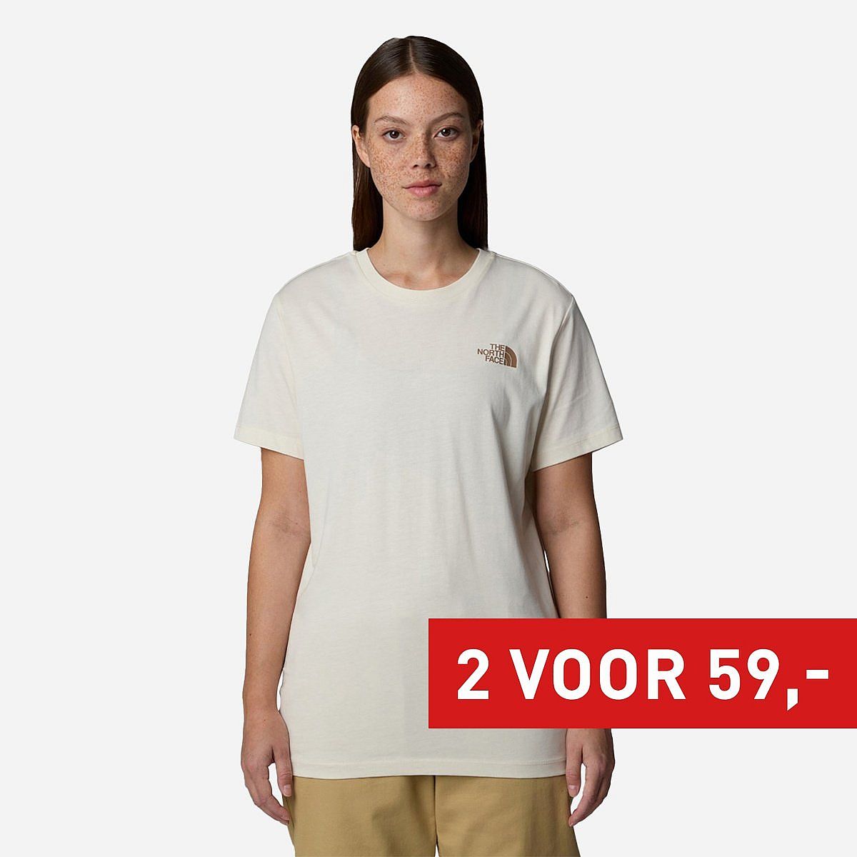 The North Face Short Sleeve Box Relaxed T-Shirt Dames The North Face Short Sleeve Box Relaxed T-Shirt Dames