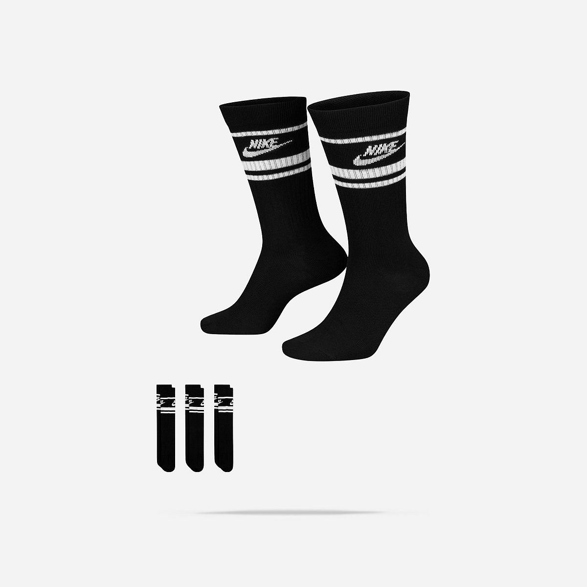 Nike Sportswear Everyday Essential Crew 3-Pack Sokken Nike Sportswear Everyday Essential Crew 3-Pack Sokken